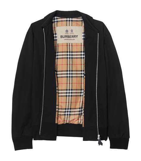 burberry harrington jacket black|Burberry harrington jacket men's.